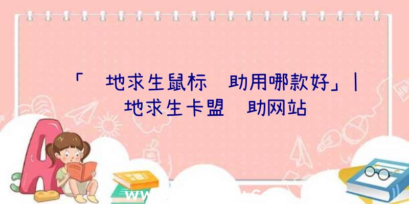 「绝地求生鼠标辅助用哪款好」|绝地求生卡盟辅助网站